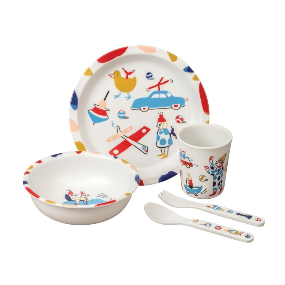 Vaisselle enfant 5 pièces Les jouets de Marie