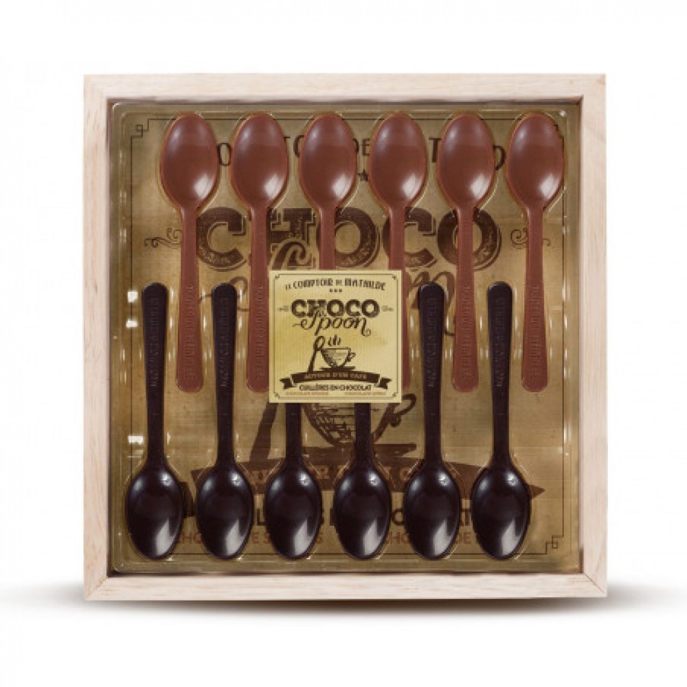 Photo de Cuillères Chocolat noir e