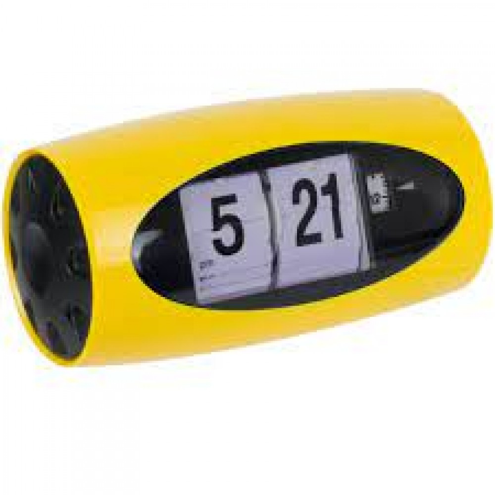 Photo de Réveil flip jaune