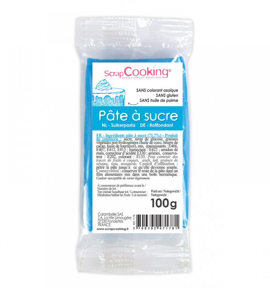 Photo de Sachet Pâte à sucre 100g