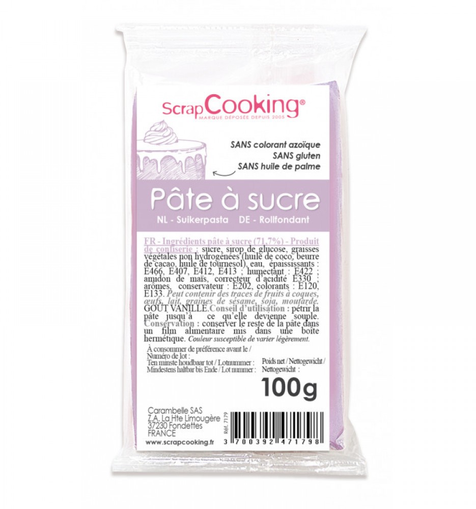 Photo de Sachet Pâte à sucre 100g