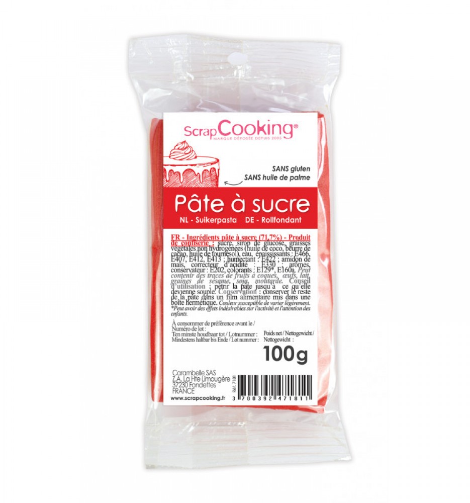 Photo de Sachet Pâte à sucre 100g