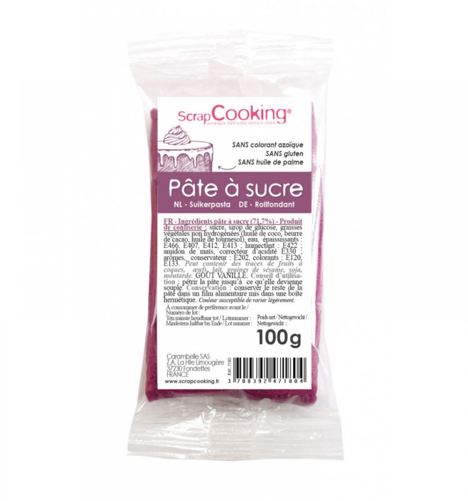 Photo de Sachet Pâte à sucre 100g