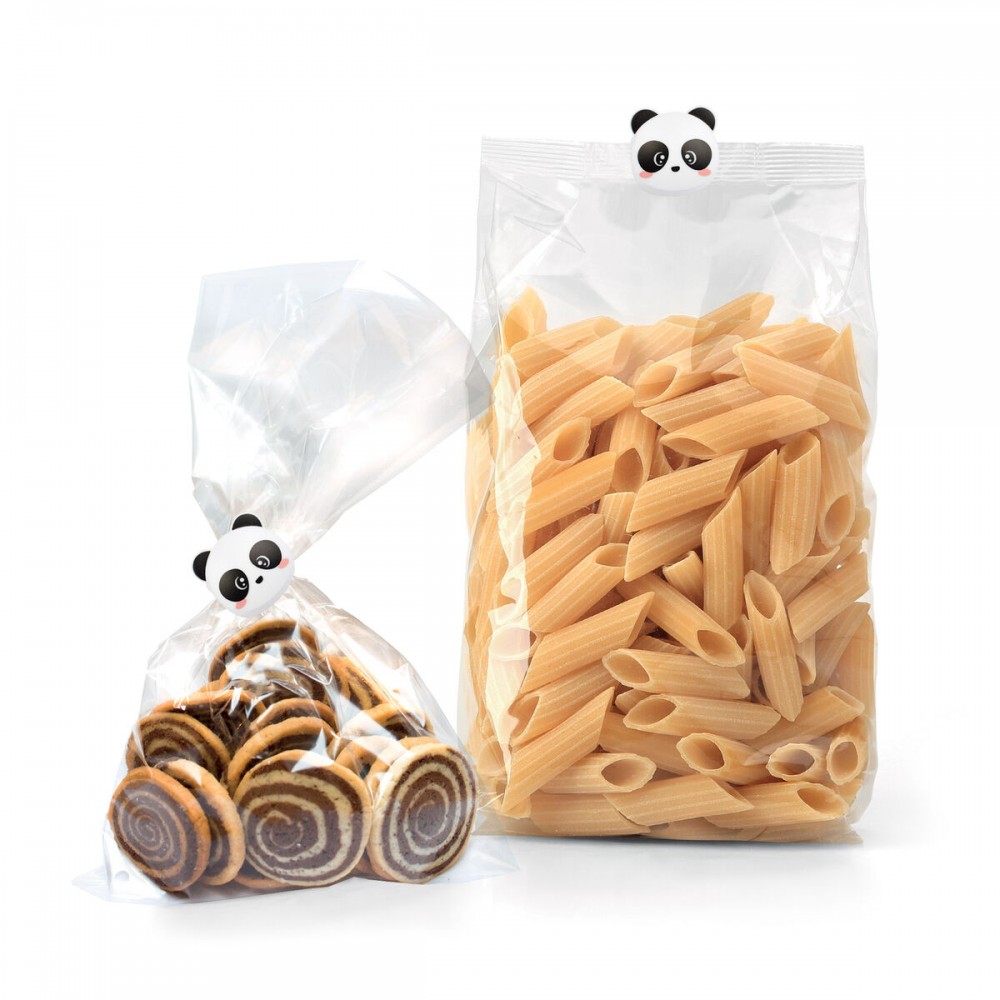 Set de 6 clips de fermeture sachets Panda