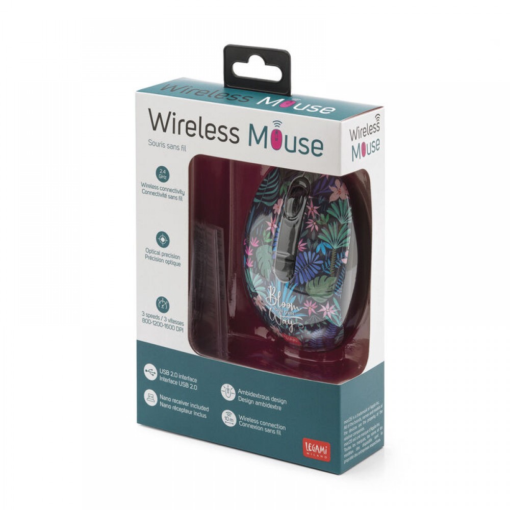 Souris sans fil USB Flora