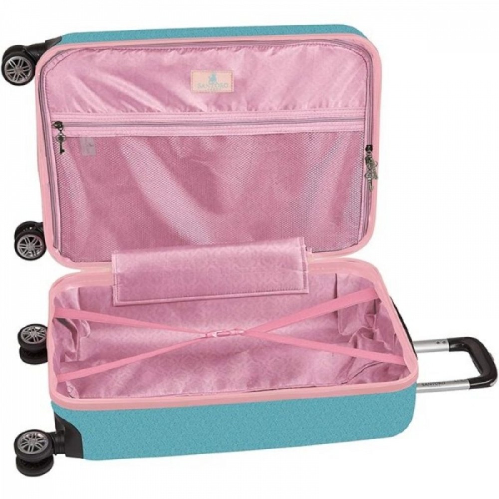 Valise cabine Santoro Mirabelle Bleu Vert 20'' (34.5 x 55 x 20 cm)