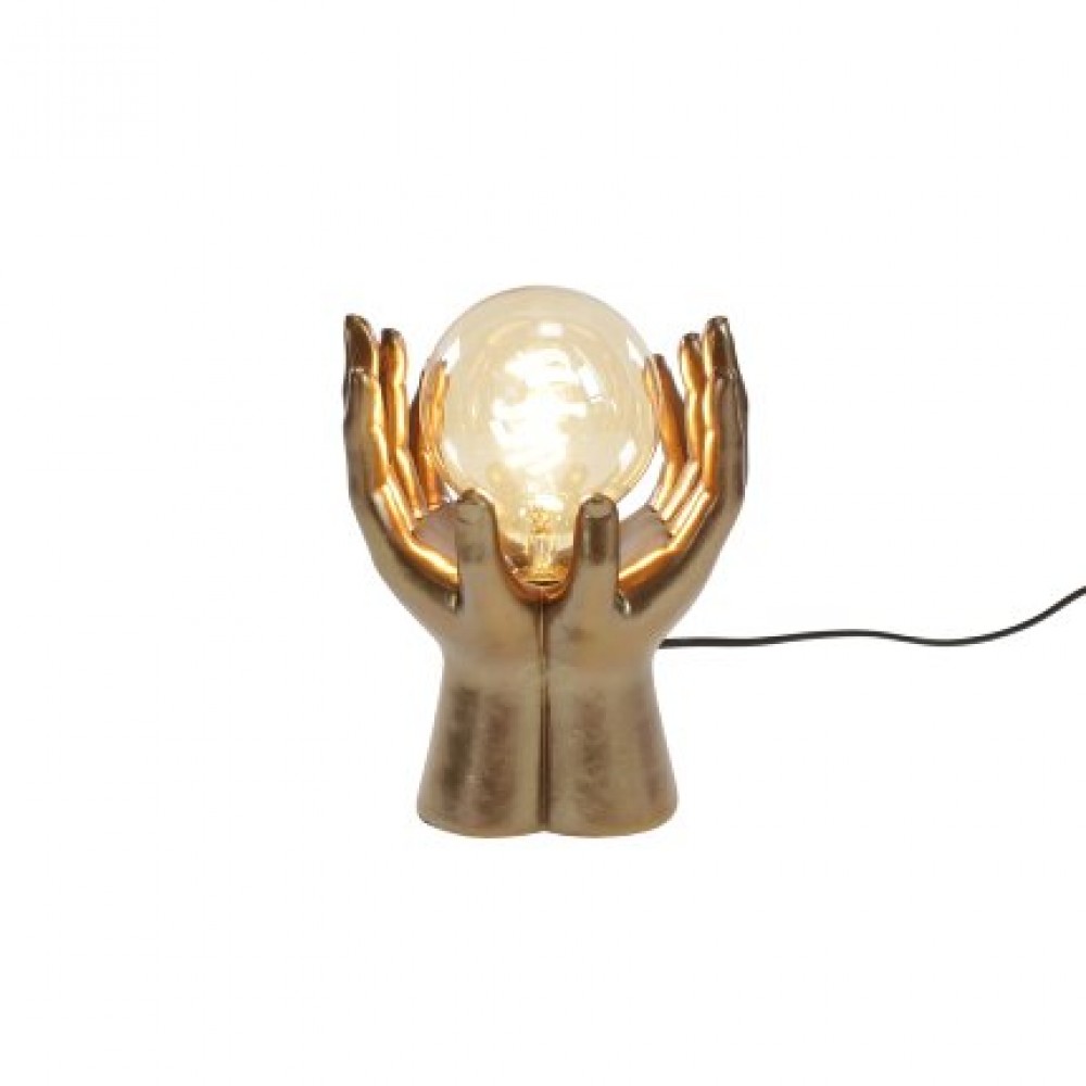 Photo de Lampe Lapin noir gold