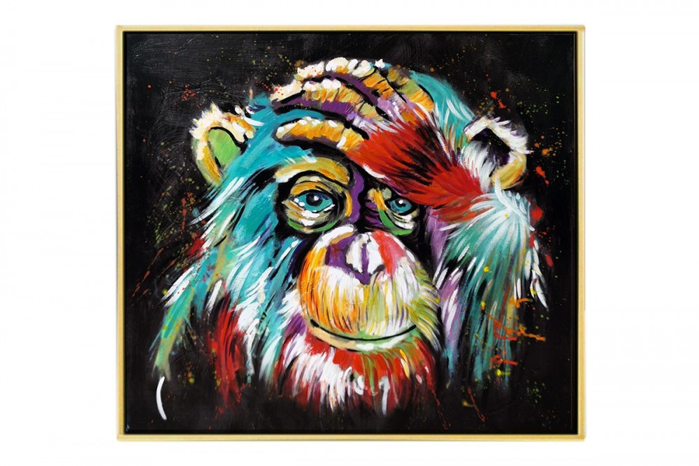 Photo de Tableau chimpanzé 80x80