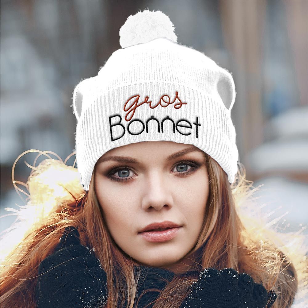 Bonnet Pompon Gros Bonnet