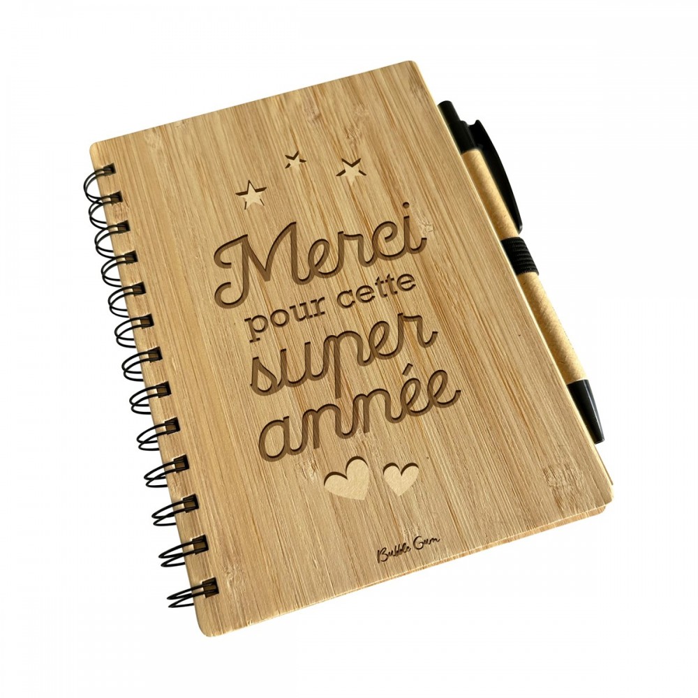 Photo de Carnet bambou Merci pour