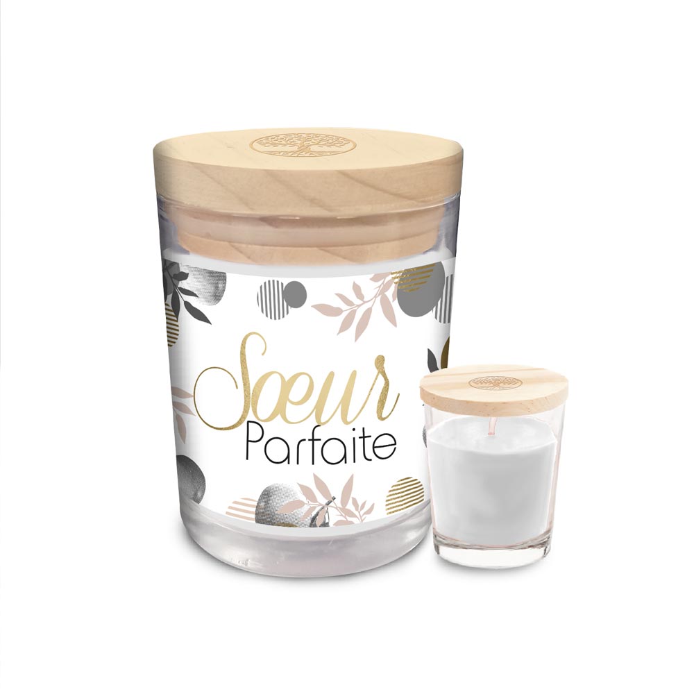 Photo de Bougie verre Soeur parfai