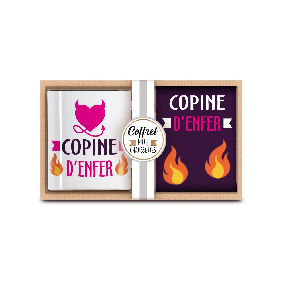 Photo de Coffret mug chaussettes C