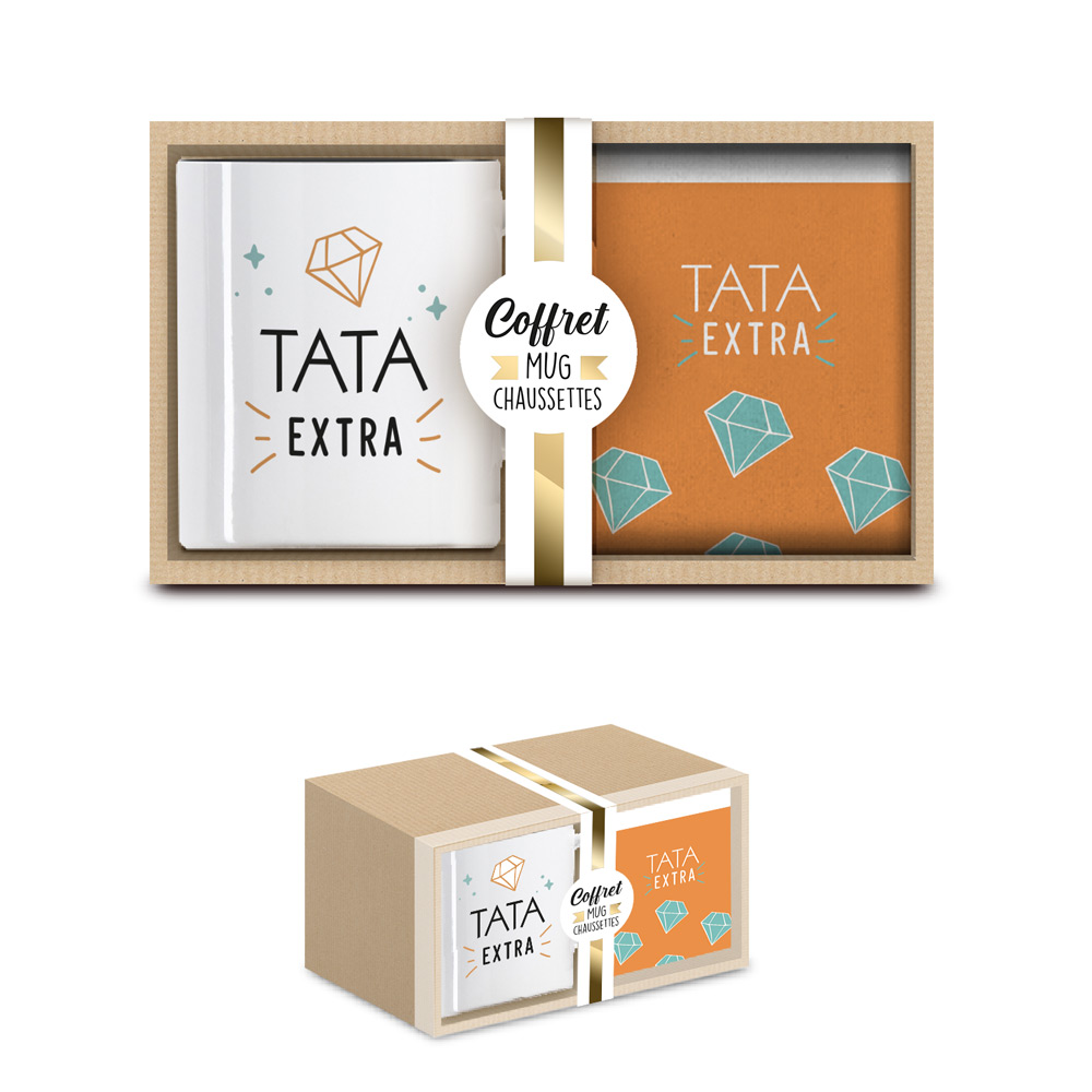 Photo de Coffret mug chaussettes T