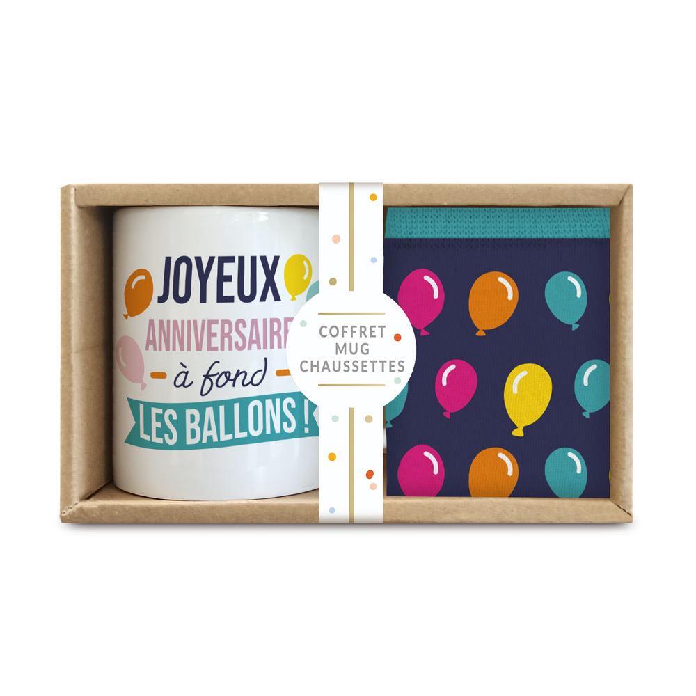 Photo de Coffret mug chaussettes a