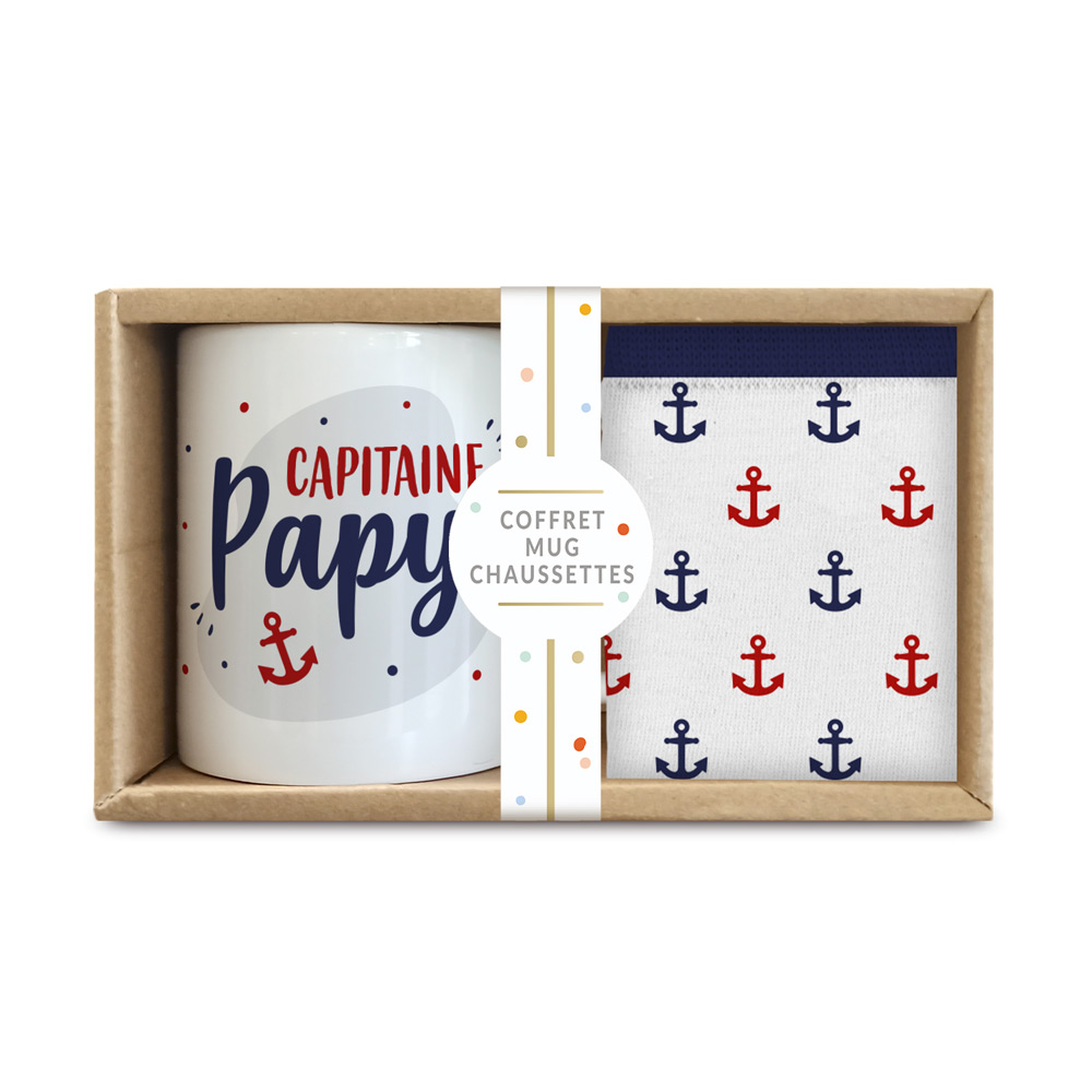 Photo de Coffret mug chaussettes 