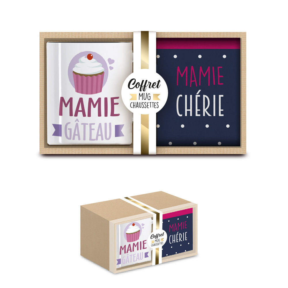 Photo de Coffret mug chaussettes 