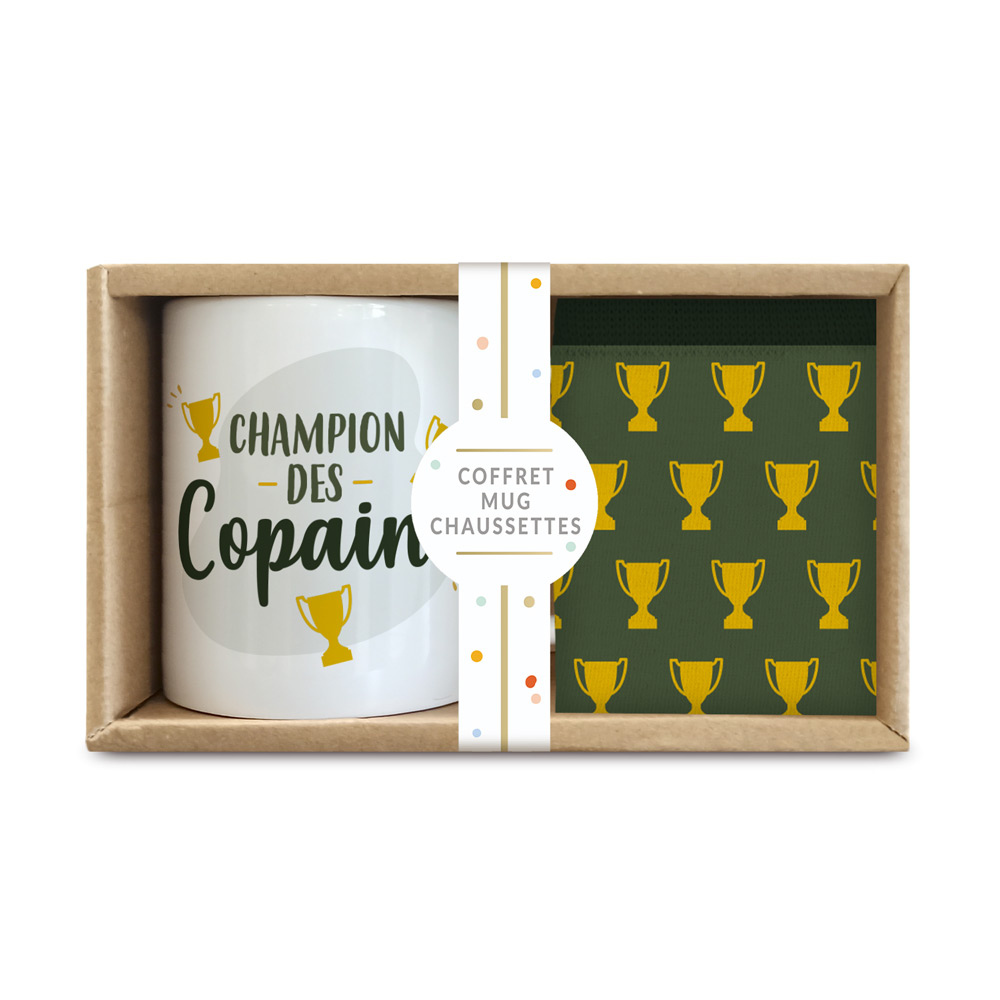 Photo de Coffret mug chaussettes 