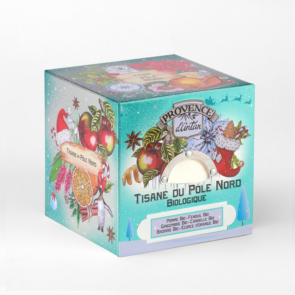 Photo de Cube métal Tisane du Pole