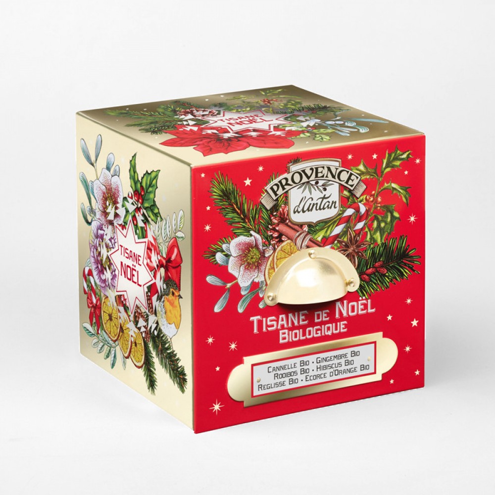 Photo de Cube métal Tisane de Noël