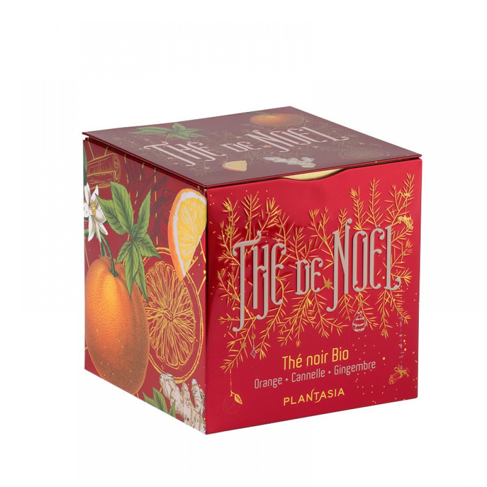 Photo de Cube métal Thé de Noël no
