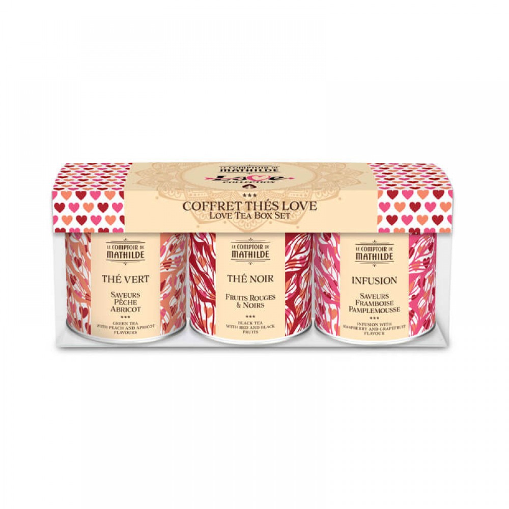 Photo de Coffret thés love 3x25g