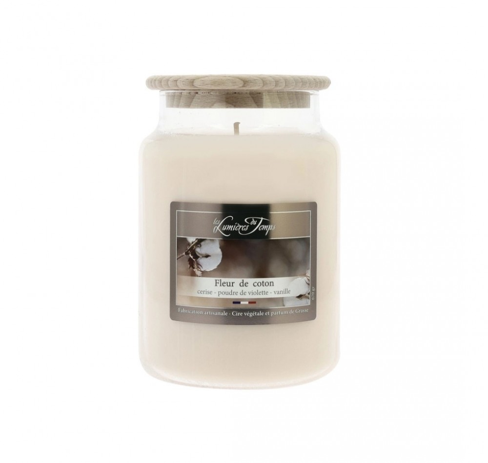 Photo de Bougie cire colorée 670g