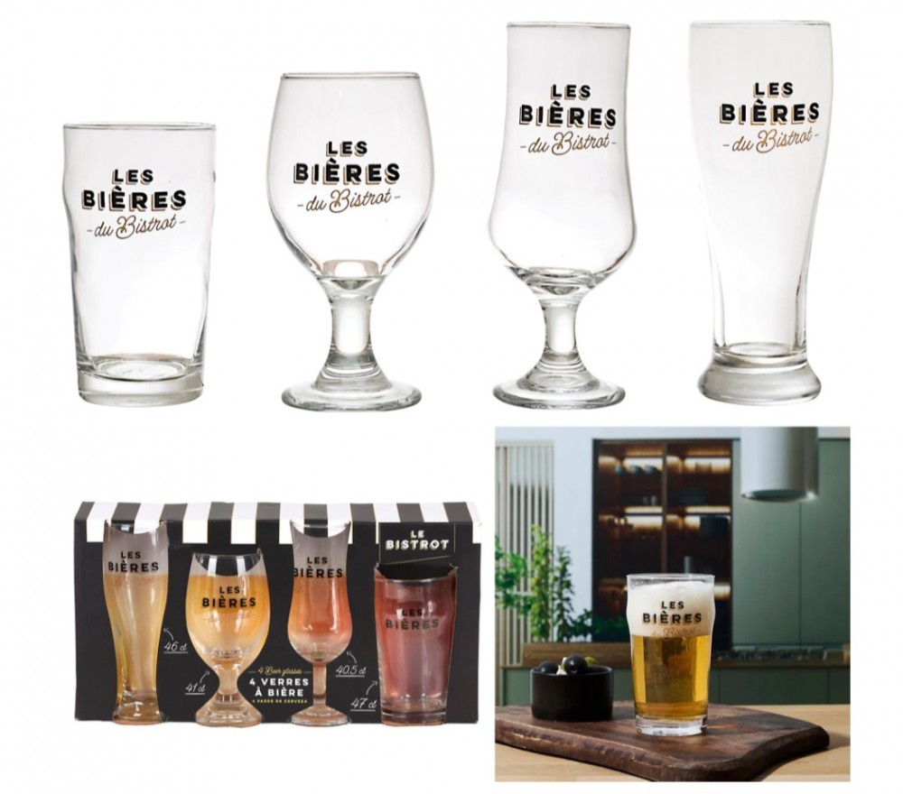 Photo de Coffret verres à bières x