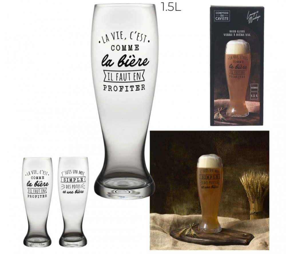 Photo de Verre à bière XXL 1.5L