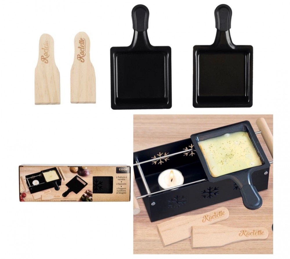 Photo de Raclette duo à la bougie