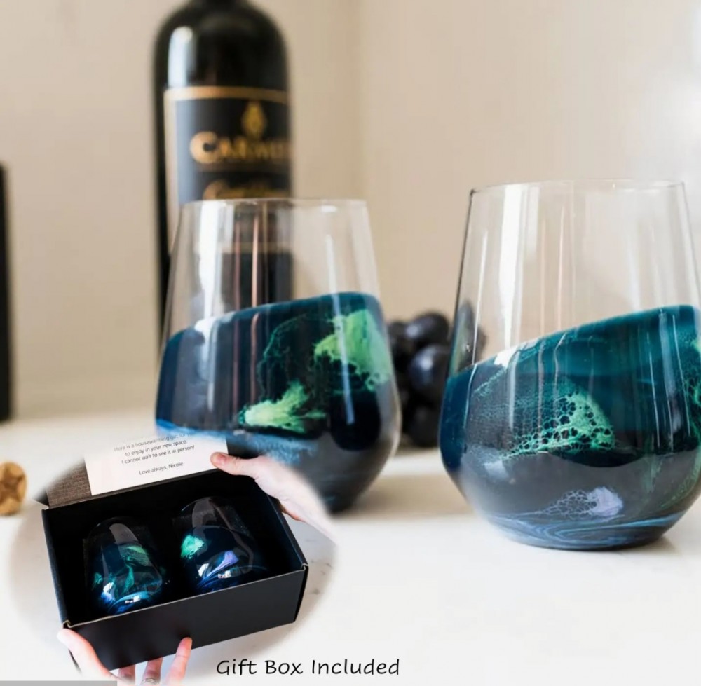 Photo de Lot de 2 verres Aurores b