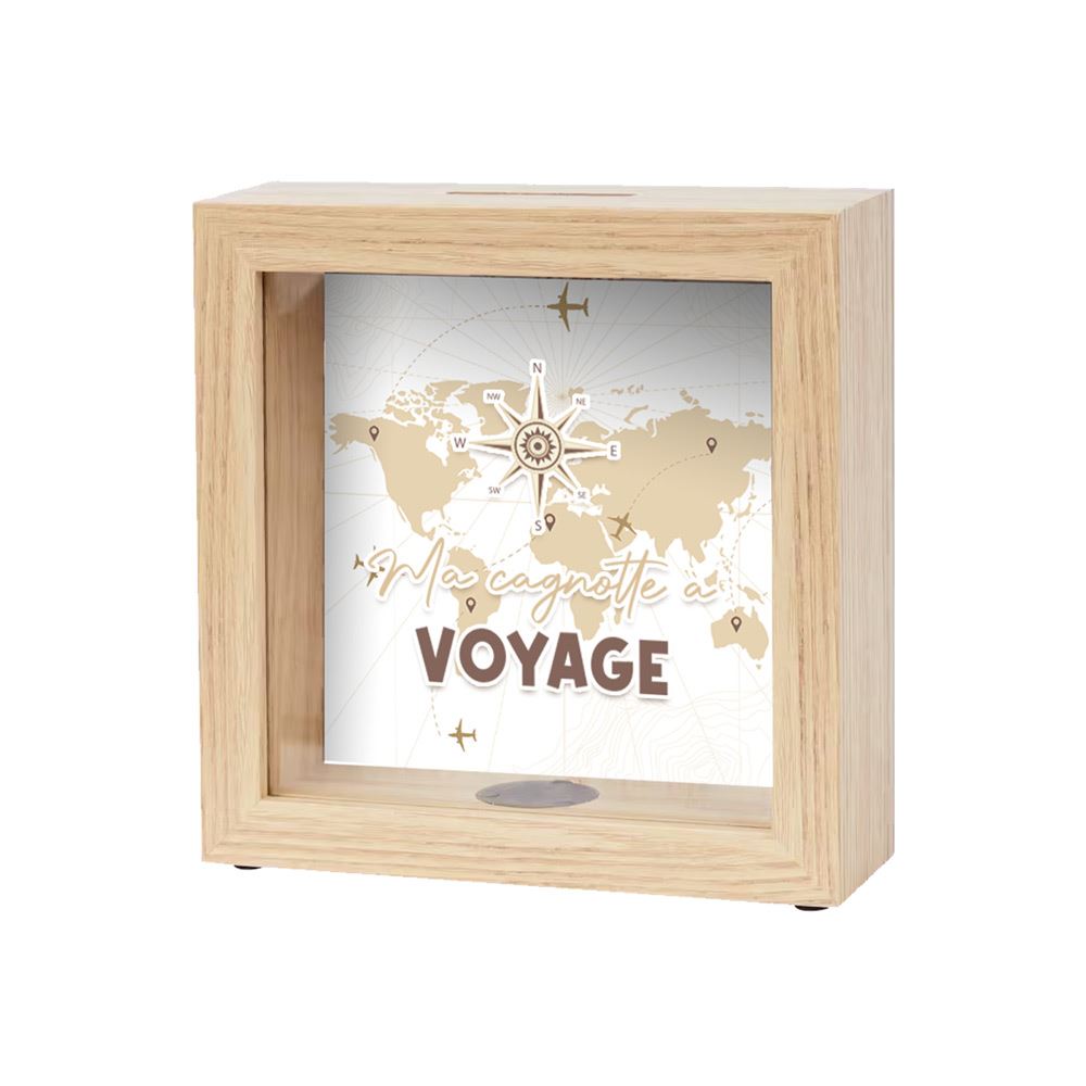 Photo de Tirelire carre a voyage