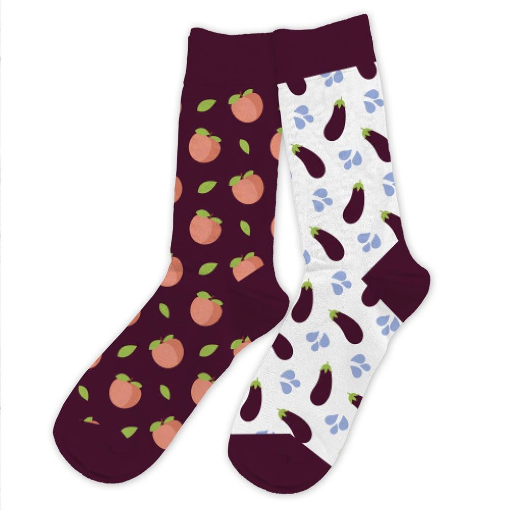 Photo de Chaussettes peche/aubergi