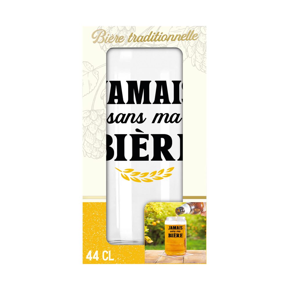 Photo de Verre canette biere jamai