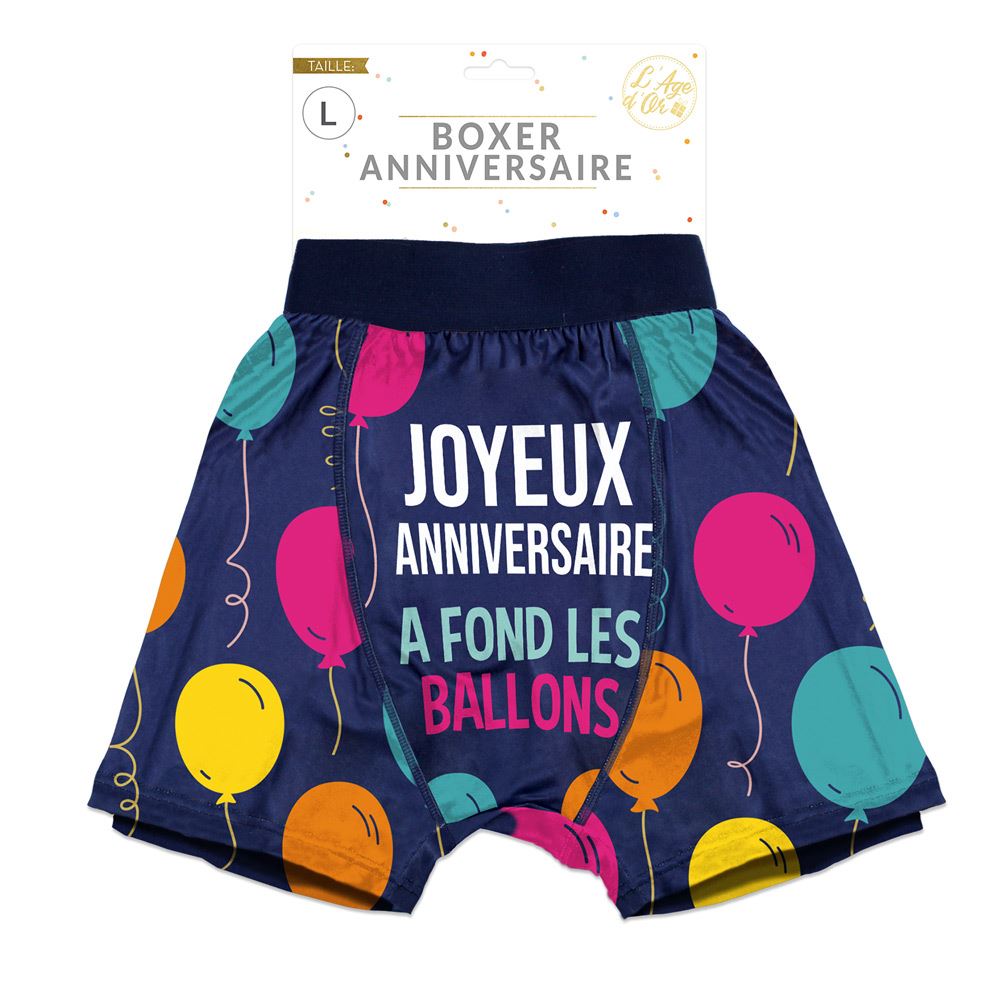 Photo de Boxer anniversaire taille