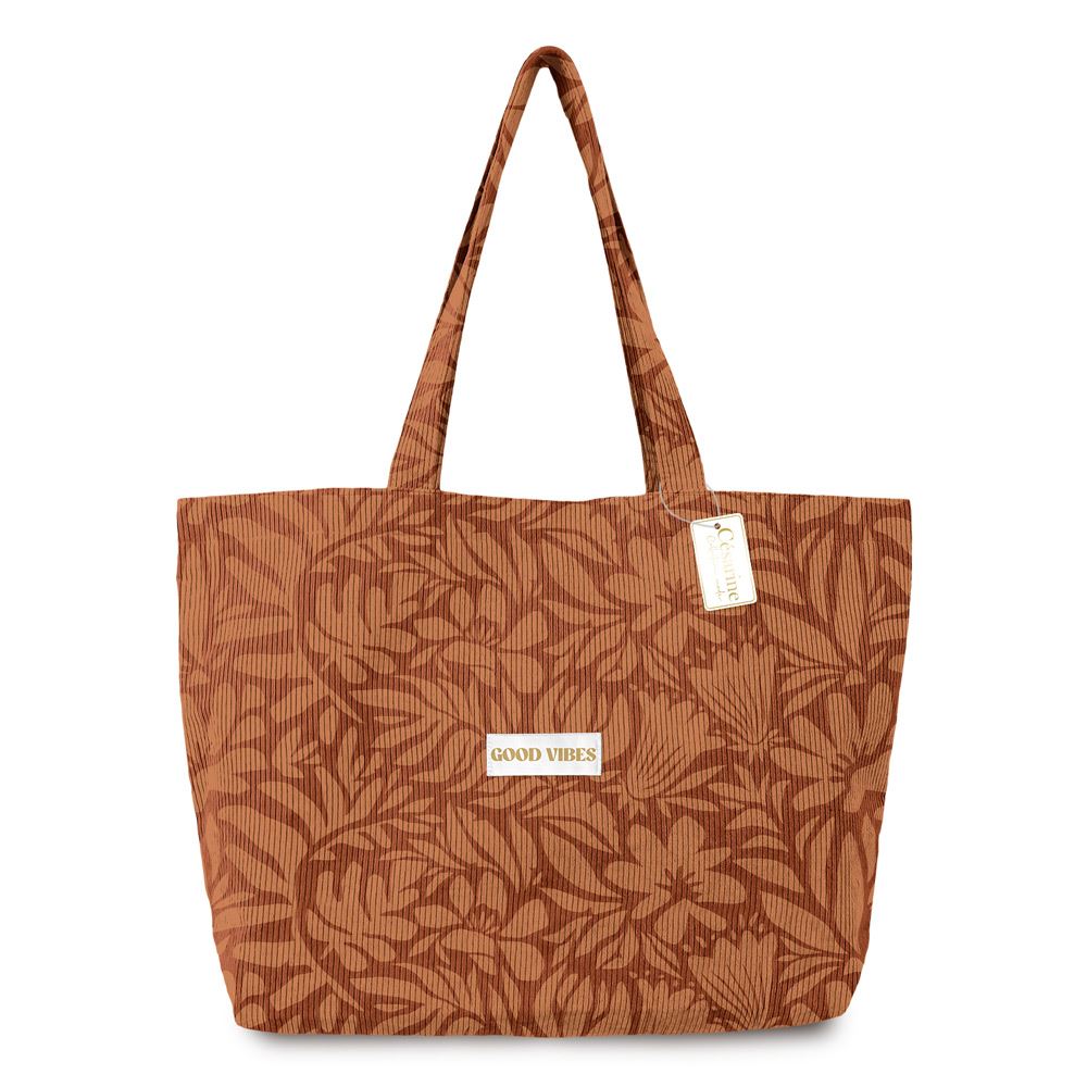 Photo de Sac cabas velours cotele