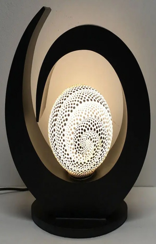 Photo de Lampe moderne blanche 35c
