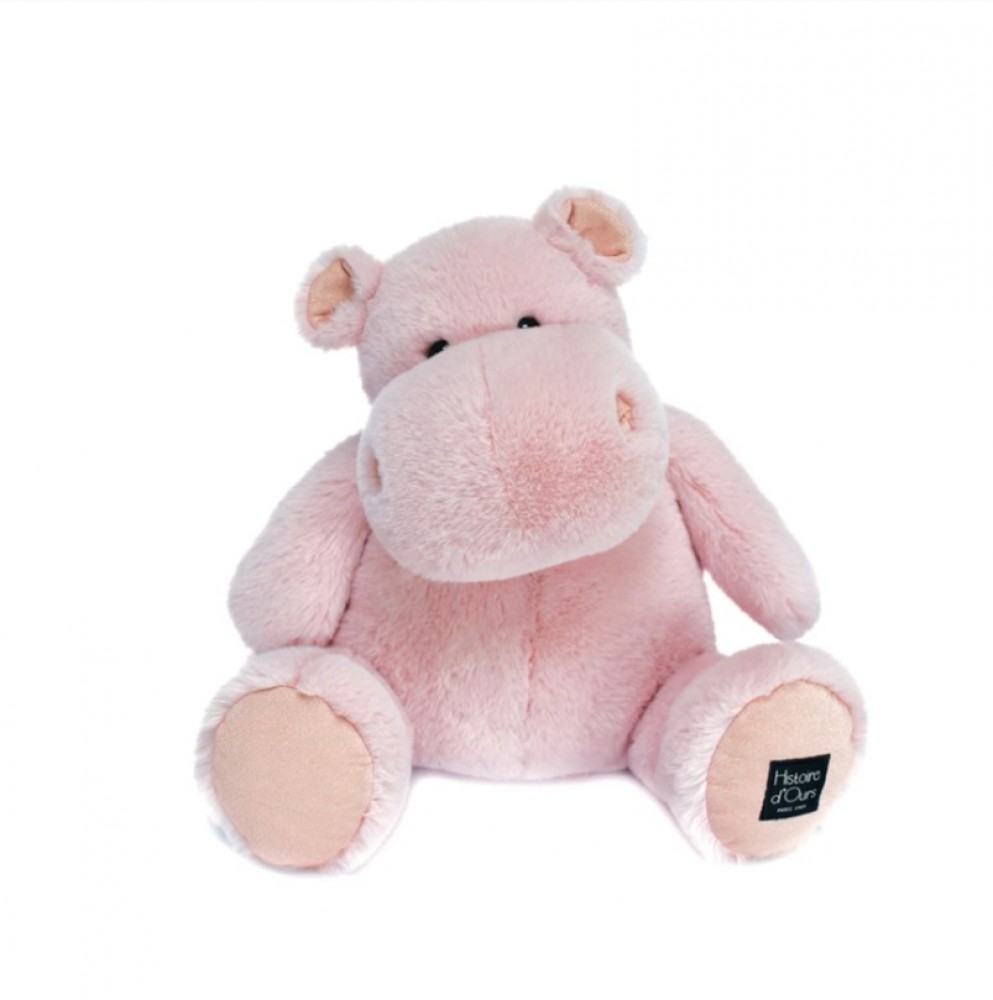 Photo de Hippo rose poudré 40cm