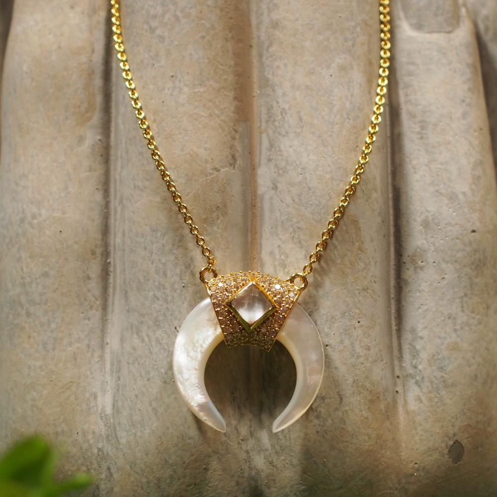 Halskette Gold Horn B