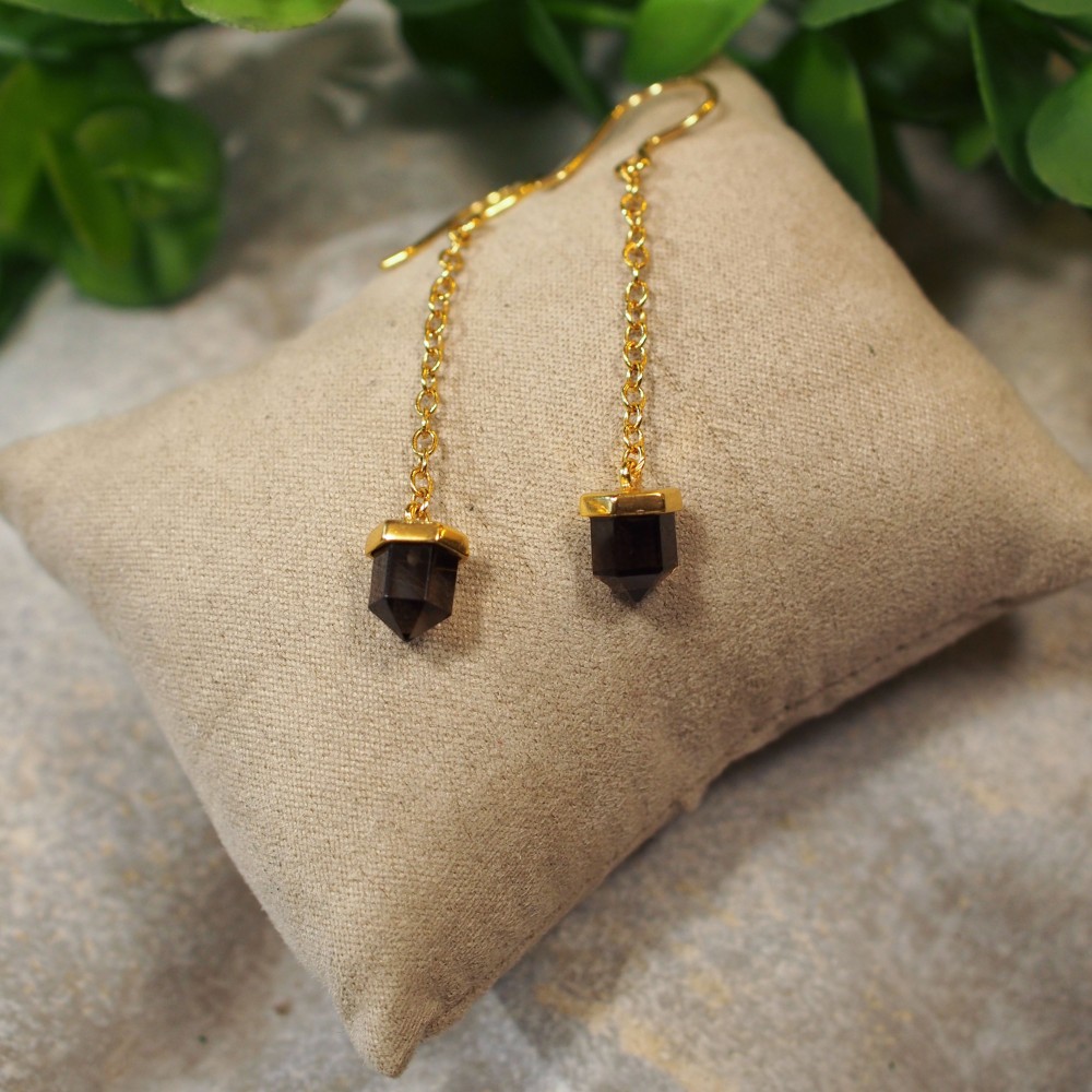 Photo de Boucles Pierre Noir Or