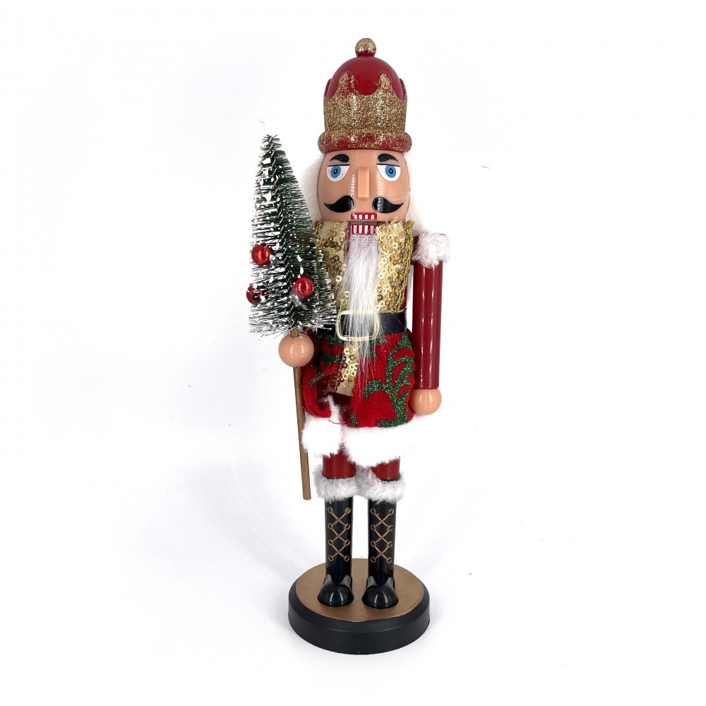 NUTCRACKER REAL SOLDIER 28 CM RED