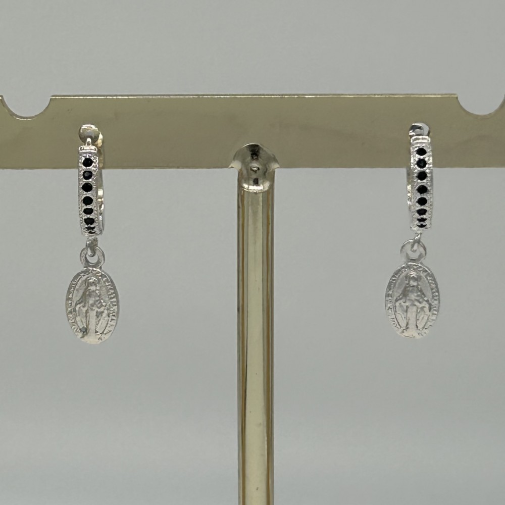 Boucles Vierge Pierres Noires Arg