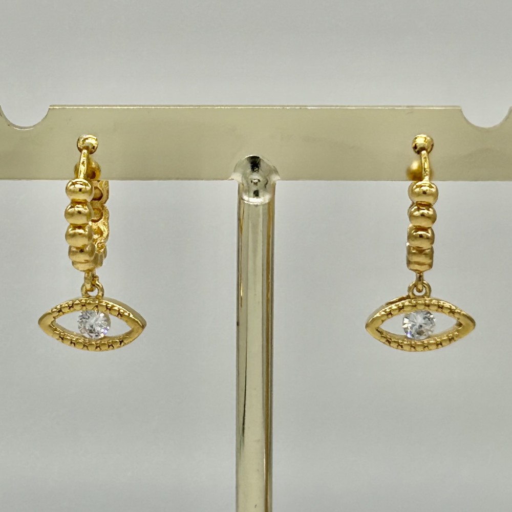 Boucles Yeux Boules Or