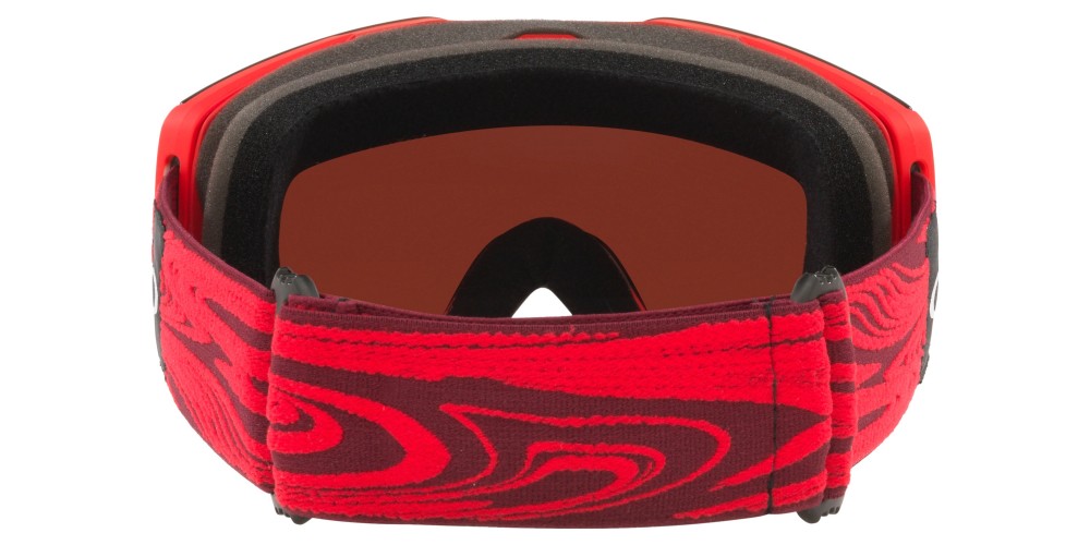 Accessoires Masque de ski Oakley Fall Line M Red Dynamic prizm Black