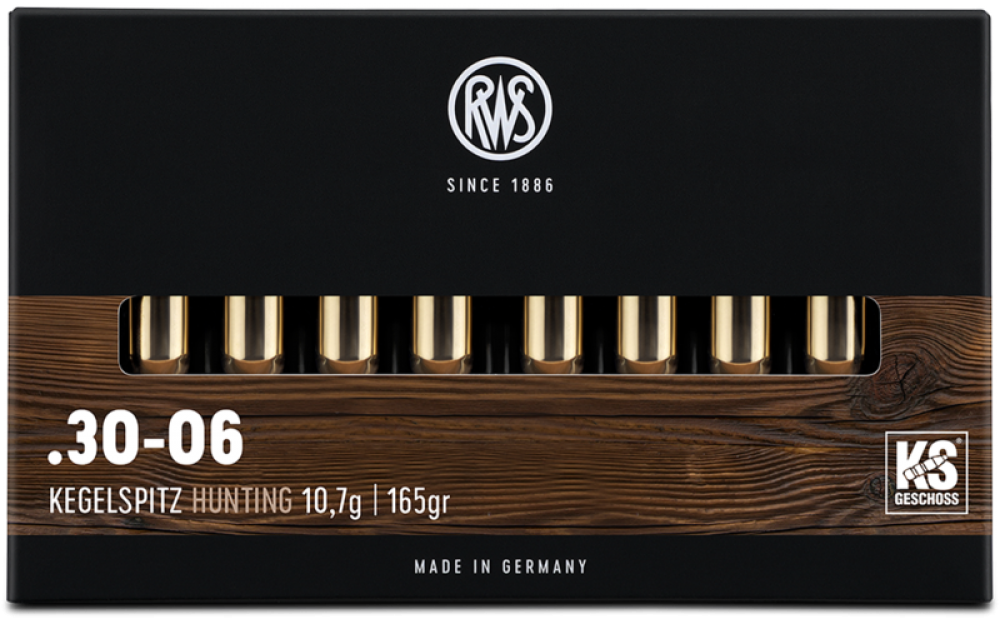RWS, 30-06 Spring, Hit, Green, 165 gr, 10.7, 20 cartouches