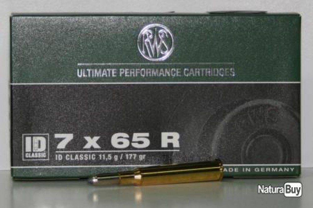 RWS, 7x65R, ID CLASSIC, 177 gr, 11.5 g, 20 cartouches
