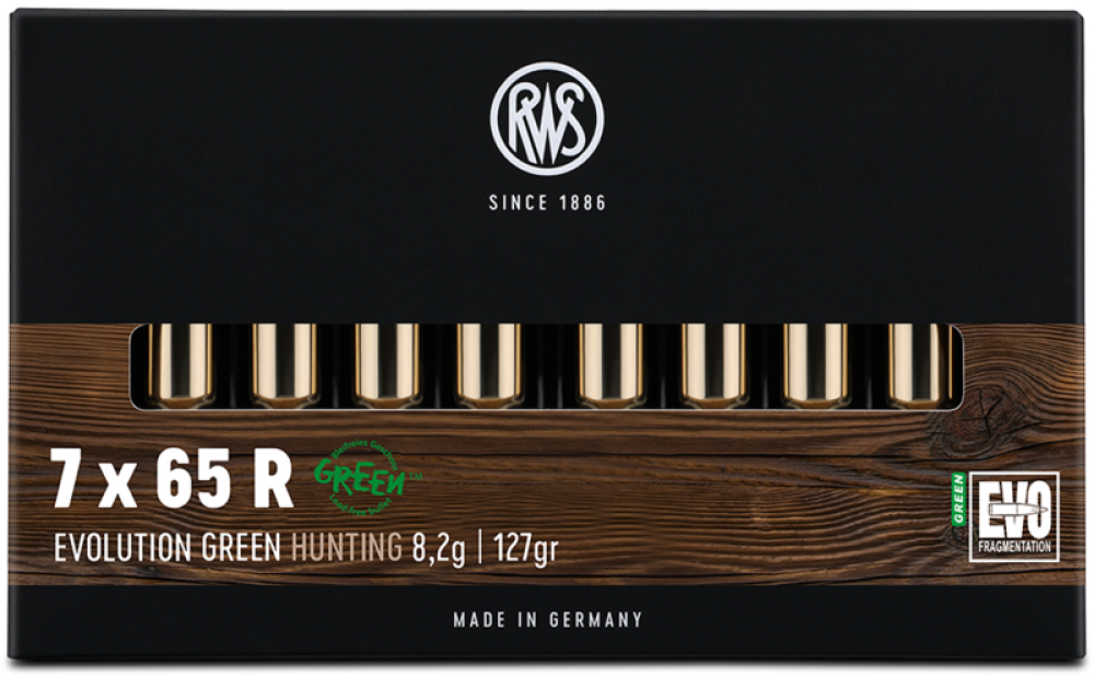 RWS, 7x65R Green, 127 gr, 8.2 g, 20 cartouches