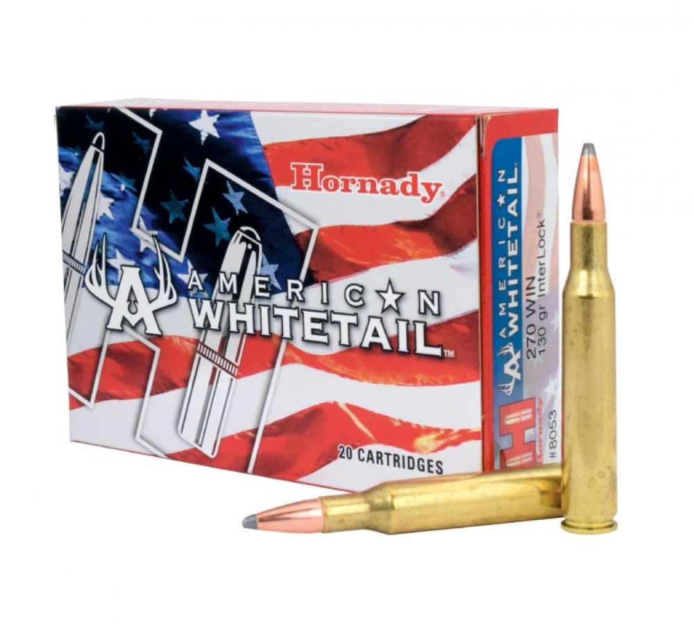 HORNADY, 270 Win,Whitetail, 130 gr, 20 cartouches