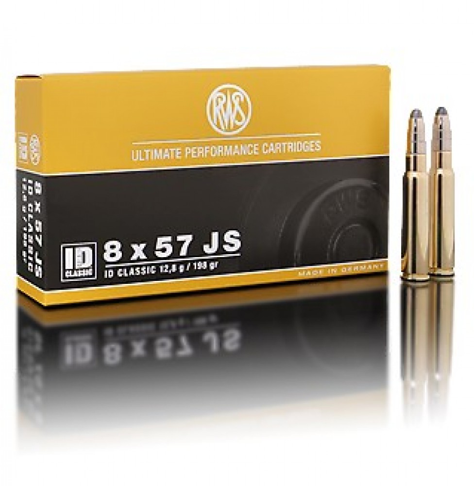 RWS, 8x57 JS, ID Classic, 12.8 g, 198 gr, 20 cartouches