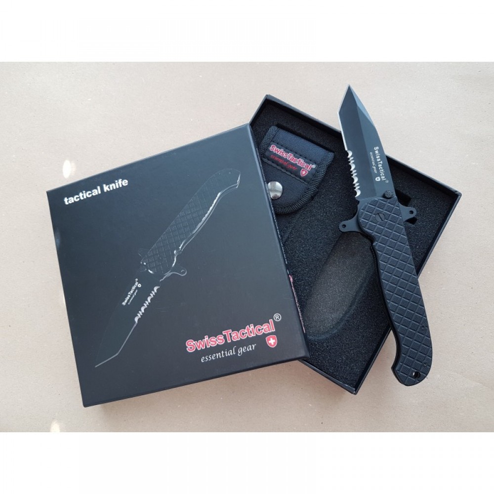 SWISS TACTICAL, Tactical Knife, Couteau