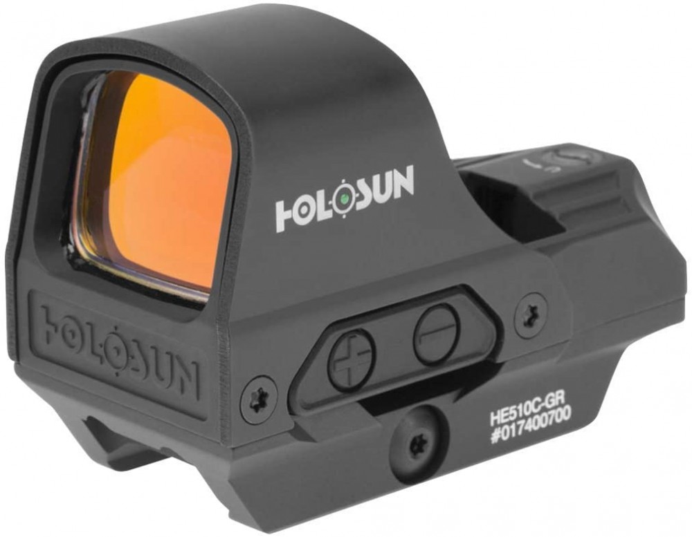 HOLOSUN, Point vert, 2 MOA Dot, 65MOA Circledot HE510C-GR-BLACK